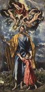 El Greco St Joseph and the Infant Christ china oil painting reproduction